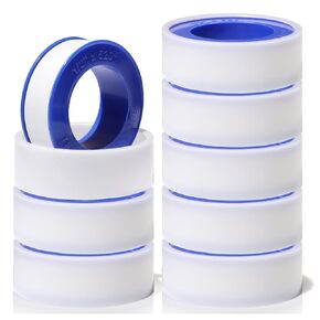 8 Rolls Teflon Tape,Plumbers Tape(1/2 Inch X 520 Inches),PTFE Tape for Sealing Tape,Plumbing Tape,Sealant Tape,Thread Seal Tape for Shower Head,Water Pipe,Prevent Leakage,Thicker