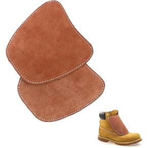 Leather Boot Covers for Welding - Heat Resistant Welding Boot Lace Covers, Portable Welder Shoe Cover Work Boot protector for Welding Spats Welding Boot Covers
