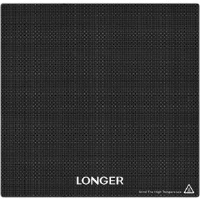 LONGER lk4pro lk4 Glass Bed Upgraded ，Thickness 4mm 235x235mm Flatness Below 0.2mm Four Corners Rounded R5mm Lattice Glass ，High Hardness Durable Glass Platform for 3D Printer