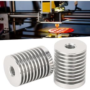 2PCS Heat Sink M7 Thread Aluminum Hotend Heatsink for 0.1 0.2 3D Printer
