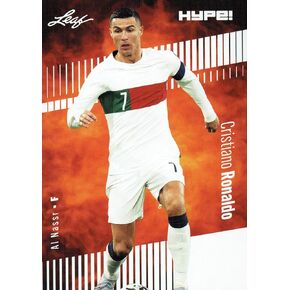 Mint Cristiano Ronaldo 2023 Leaf Hype #110a فقط 5000 على الإطلاق صنع بطاقة تداول البرتغال