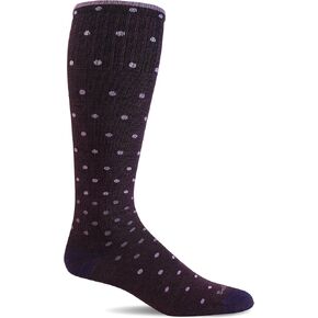 Sockwell Women On the Spot Blackberry Fine Merino Wool/Rayon made from Bamboo size M/L