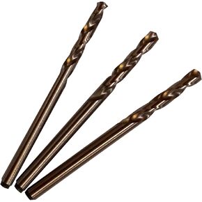 Milton PMXSSSC125T: Premium Gold Drill Bit Tooling 3-Pack Machine-Shop-Grade - Small
