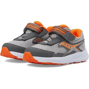 Saucony Ride 10 JR Sneaker, Navy/Green, 9.5 Wide US Unisex Little_Kid