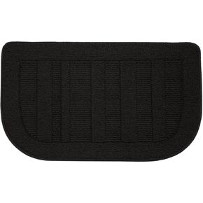 BEQHAUSE 30x18 Inch Kitchen Rug Mats, Durable Anti-Slip Absorbent Dirt-Resistant Kitchen Rug Pet Mat Machine Washable (Black)