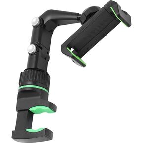 Guitar Head Phone Holder Mount, Plastic Angle Guitar Head Phone Mount with 10Pcs Picks Wiping Cloth for Guitars Guitar Camera Mount Cell Phone