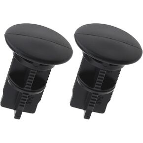 The Lord of the Tools 2PCS Wheelie Bin Lid Hinge Pins 43mmx18mm Compatible with Otto/ESE (New Type) Household or Commercial 240 Litre Wheelie Bins Plastic Black