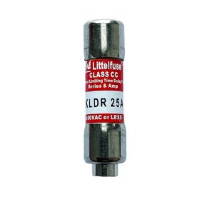 New KLDR 25A KLDR025 KLDR-25 KLDR-25A 600Vac Class CC Fuse, Pack of 10