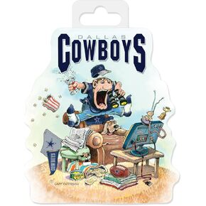 Rico Industries NFL Football Dallas Cowboys The Fan 5" x 7" Vinyl Die-Cut Decal - Car/Truck/Home Accessory