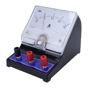 Lab Analog Ammeter, Educational Overhead Projection Ammeter DC Current Meter for School Class Physics Teaching Tool Accessories