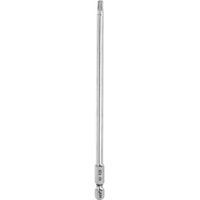 HARFINGTON T25 Torx Bit 1/4" Hex Shank 6" Long S2 Steel Magnetic Tamper Resistant Star Bits Torx Head with Hole Industrial Grade for Driver Drill Bits Remove Fastening Screws