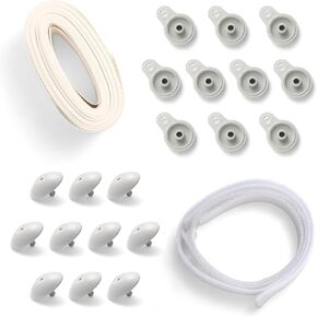 577 Universal Pool Reel Straps Kit，Solar Cover Reel Attachment Kit,Grommet Attachment，Solar Cover Grommets，Pool Cover Clips and Straps, for Rocky's