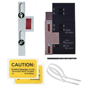 Generator Interlock Kit Replaces SD-200SA for Safe Portable Power Use During Outage, for Homeline Meter Main 150 or 200 amp Breaker