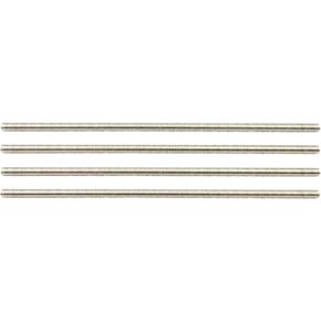 304 Stainless Steel 1/4"-20 Fully Threaded Rod, 4 Pieces 47" Length Long Threaded Rods