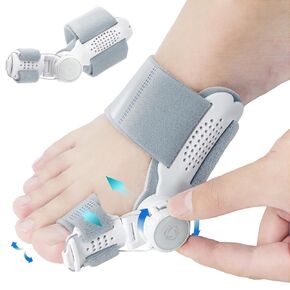 1 PCS Bunion Corrector for Women & Men, Adjustable Knob Toe, Straightener Designed for Orthopedic Bunions Correction, and Non-Slip Big Toe Separators. Suitable for Left/Right Feet Bunion Relief