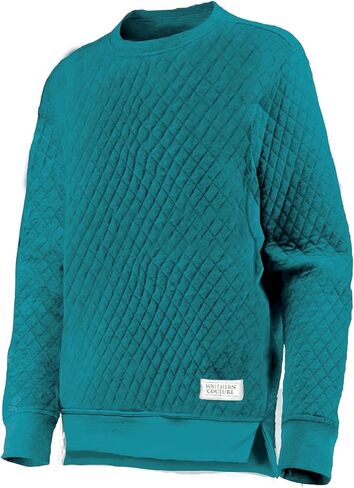 Southern Couture Crew Neck Comfortable Cotton Blend Crew Neck Fashion Pullover Quilted Sweatshirt in Saudi Arabia