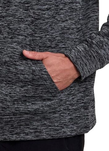 RBX Active Fleece Sweatshirt for Men, Breathable Cotton Blend Fleece Hoodie Pullover Hiking Gym Hoodie with Pockets in Kuwait