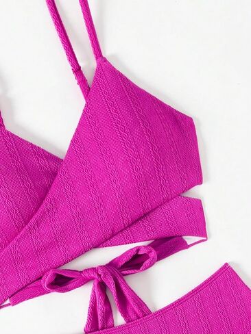SOLY HUX Bikini Sets for Women Criss Cross Wrap Tie Back Bathing Suits Two Piece Swimsuit in Saudi Arabia
