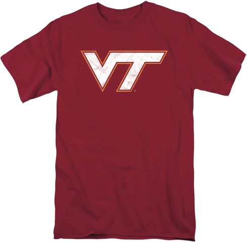 Virginia Tech Official Distressed Primary Unisex Adult T Shirt in Kuwait