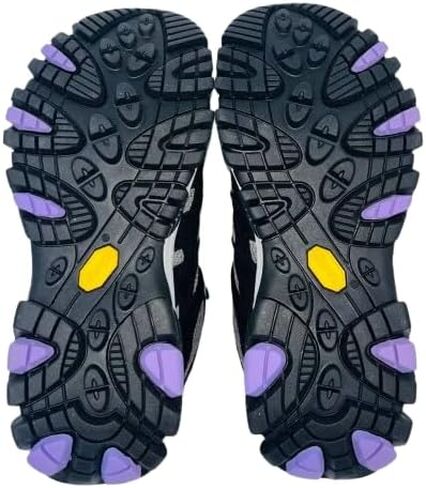 Merrell Women's Moab 3 Mid Waterproof Hiking Boot Black/Orchid, 8 in Kuwait