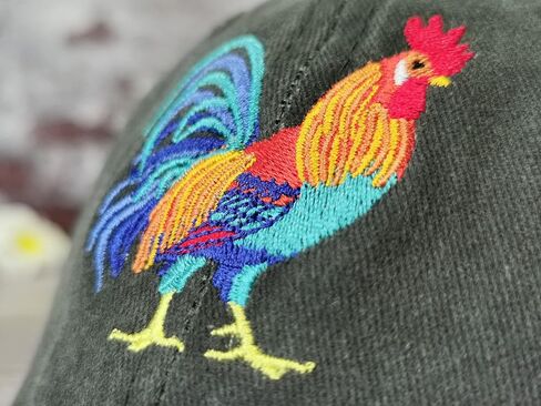 Hepandy Embroidered Rooster Hats in Saudi Arabia