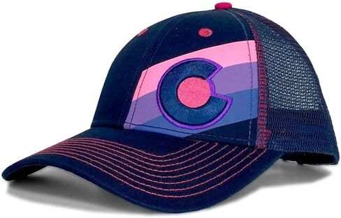 Colorado Trucker Hats for Men & Women - Incline Dolores Custom with Double Snapback, Versatile & Conscious Outdoor Cap in Kuwait