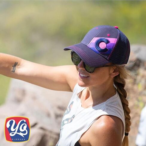 Colorado Trucker Hats for Men & Women - Incline Dolores Custom with Double Snapback, Versatile & Conscious Outdoor Cap in Kuwait
