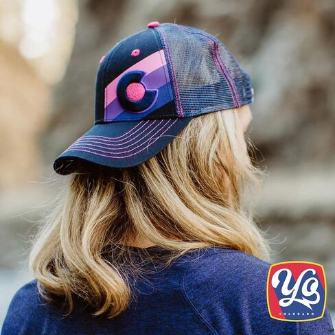 Colorado Trucker Hats for Men & Women - Incline Dolores Custom with Double Snapback, Versatile & Conscious Outdoor Cap in Kuwait