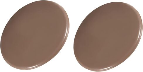 METALLIXITY Wall Door Handle Stopper (80mm/3.15") 2pcs, Silicone Self Adhesive Bumpers Guard Stopper - for Decoration Furniture, Brown in Saudi Arabia