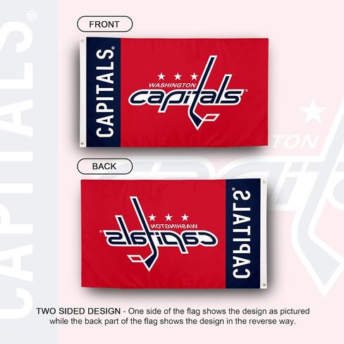 Desert Cactus Washington Capitals Flag NHL 100 ٪ بوليستر داخلي في الهواء الطلق 3 × 5 أقدام و National Hockey League Flags (علم اسم) in Saudi Arabia