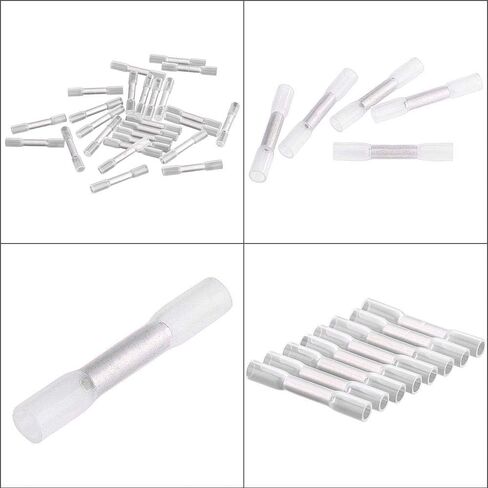 100pcs محطات الأسلاك تجعيد السلك ، 26-24 AWG حرارة تقلص محطات بعقب البحرية in Saudi Arabia
