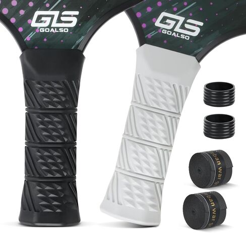 Pickleball Grip, 2 Pack Silicone Pickleball Paddle Grip+ Pickleball Overgrip, Pickleball Paddles Accessories, Non-Slip Pickleball Racket Grip, Shock Reduction, Increased Grip Strength in Saudi Arabia