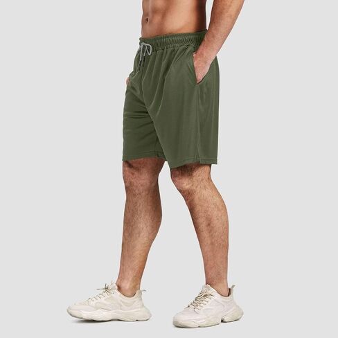 Mens Running Shorts 7" Men's Performance Gym Shorts Dry Fit&Mesh Active Basketball Shorts for Men in Saudi Arabia