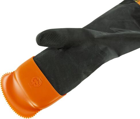 Pumpkin Scraper Glove – As Seen On Shark Tank - Mess Free and Fun Pumpkin Carving Kit – Carve and Clean Jack-O-Lantern Guts with Ease and Zero Mess on Your Hands! (Adult Kit) in Saudi Arabia