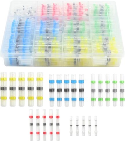 500 PCS موصل سلكي تقلص الحرارة ، محطات مؤخرة كابل مقاوم للماء ، مجموعة موصل سلك لحام لسيارة البحرية RV البحرية الأسلاك in Kuwait