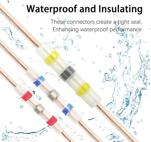 500 PCS موصل سلكي تقلص الحرارة ، محطات مؤخرة كابل مقاوم للماء ، مجموعة موصل سلك لحام لسيارة البحرية RV البحرية الأسلاك in Kuwait