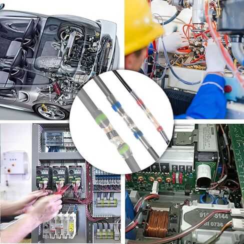 500 PCS موصل سلكي تقلص الحرارة ، محطات مؤخرة كابل مقاوم للماء ، مجموعة موصل سلك لحام لسيارة البحرية RV البحرية الأسلاك in Kuwait