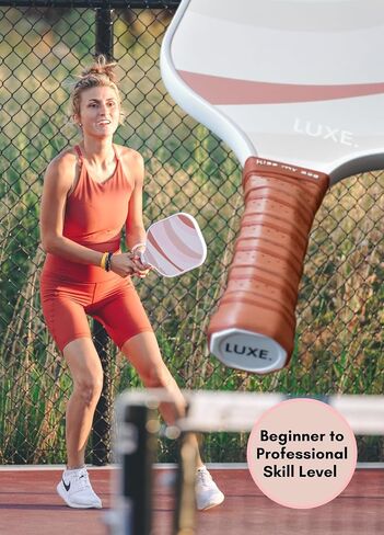 الرفاه. Pickleball Paddle | Ace Edition | لطيفة ، ممتعة ، أنيقة ، مجاذيف الكرة المخللة مع سطح ألياف الكربون المحكم للحصول على الحصى العالي وتدور | غير انزلاق ، قبضة مريحة in Saudi Arabia