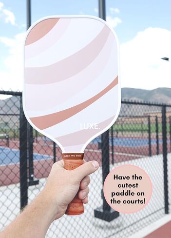 الرفاه. Pickleball Paddle | Ace Edition | لطيفة ، ممتعة ، أنيقة ، مجاذيف الكرة المخللة مع سطح ألياف الكربون المحكم للحصول على الحصى العالي وتدور | غير انزلاق ، قبضة مريحة in Saudi Arabia