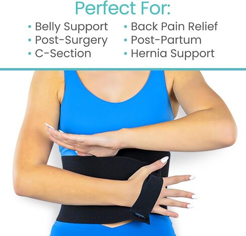 Vive Binder Binder Post Surgery - Belly Band Postpartum - C -Eccle ، استئصال الرحم ، حزام الفتق للنساء ، الرجال in Kuwait