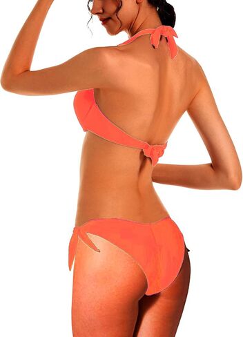 Womens Push Up Bikini Top with Underwire Low Waist Cheeky Bikinis Thong Bathing Suit Adjustable Swimwear 2pcs Swimsuit in Saudi Arabia