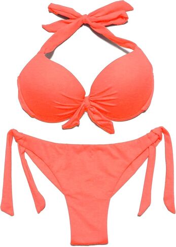 Womens Push Up Bikini Top with Underwire Low Waist Cheeky Bikinis Thong Bathing Suit Adjustable Swimwear 2pcs Swimsuit in Saudi Arabia