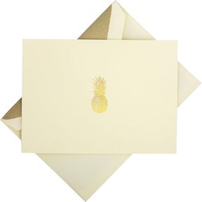 Crane & Co. Hand Engraved Pineapple Note (RF1411)