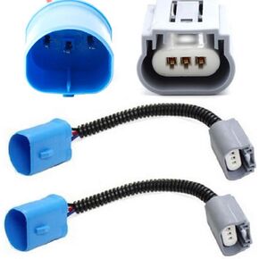 (2) iJDMTOY 9004 9007 HB5 to H13 9008 Pigtail Wire Wiring Harness Adapters Compatible with 9007/H13 Headlight Conversion Retrofit