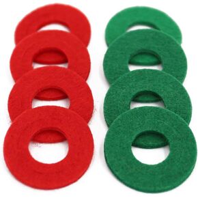 UTSAUTO Battery Terminal Anti Corrosion Washers Fiber 8 Pieces Battery Terminal Protector (4 Red and 4 Green)