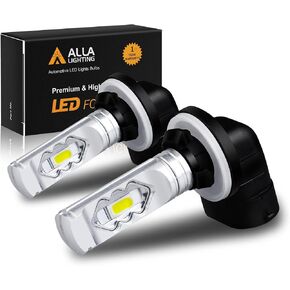 مصابيح Alla Lighting 3800lm 889 881 LED للضباب، 6000K زينون أبيض Xtreme Super Bright H28 886 888 894 896 898، ETI 56-SMD