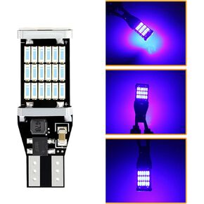 Hawyet 4 PCS T15-4014-45SMD Car Super Bright Reverse Lights, Super Bright High Power LED Backup Light, Universal Car Warning Light Bulbs Replacement (Ice Blue Light)