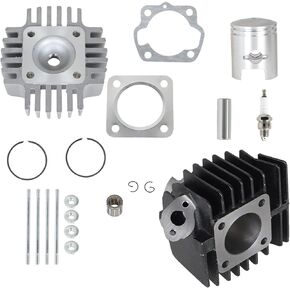 WFLNHB Piston Rings Cylinder Gasket Top Kit Replacement for Suzuki Lt-A 50 LT 50 2002 2003 2004 2005