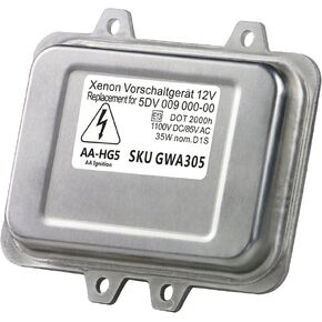 HID Xenon Headlight Ballast - وحدة التحكم - يستبدل 63126907488، 63120150614، 05103356AA - متوافق مع BMW، Audi، مركبات مرسيدس بنز والمزيد - X5، Z4، 545i، Pacifica، 9-3، A6، A8، S6، S8