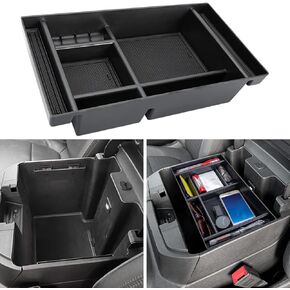 منظم وحدة التحكم المركزية PIMCAR متوافق مع 2019-2022 Chevy Silverado 1500/GMC Sierra 1500 و2020-2023 Chevy Silverado/GMC Sierra 2500 HD/3500 HD (وحدة تحكم كاملة مع مقاعد دلو فقط) زخرفة سوداء